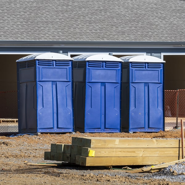 are there any restrictions on where i can place the portable toilets during my rental period in Amo